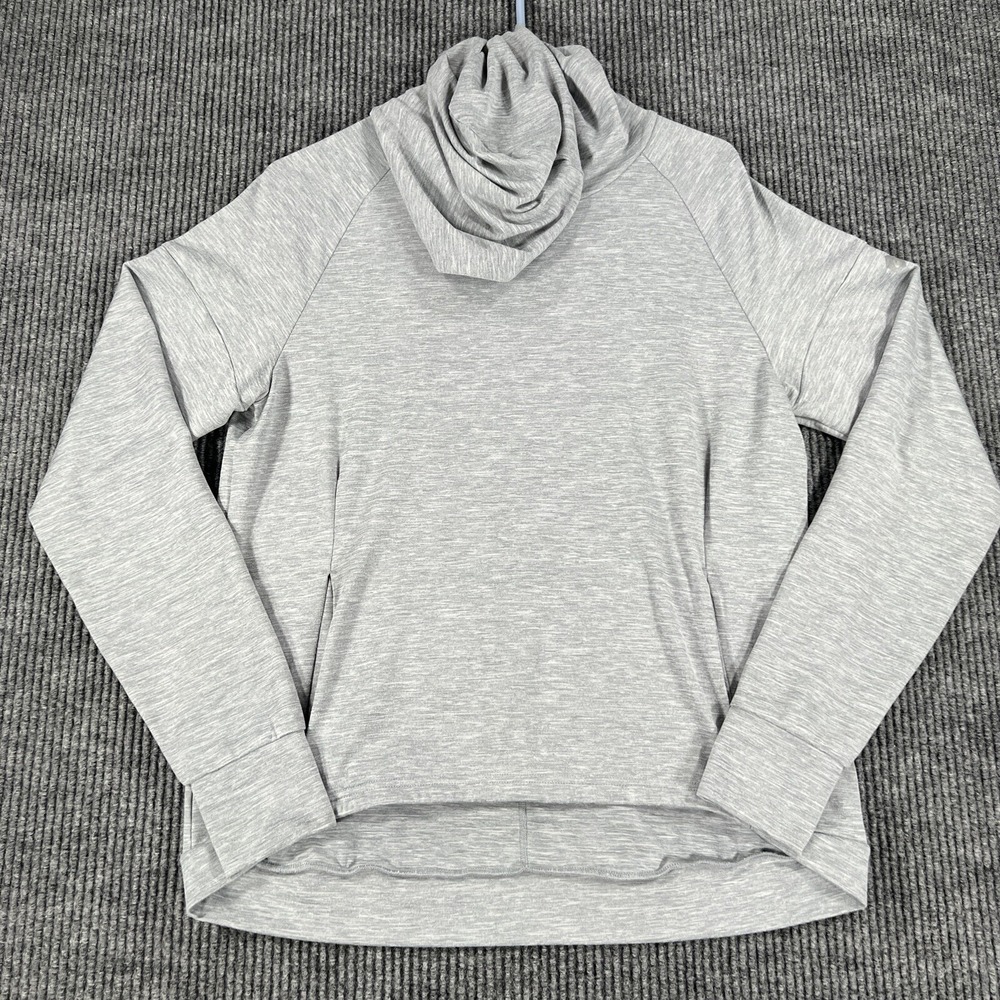 ASICS Womens Sweatshirt Large Gray Long Sleeve‎ Activewear Shirt Lightweight Gym